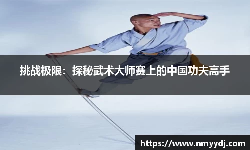 挑战极限：探秘武术大师赛上的中国功夫高手
